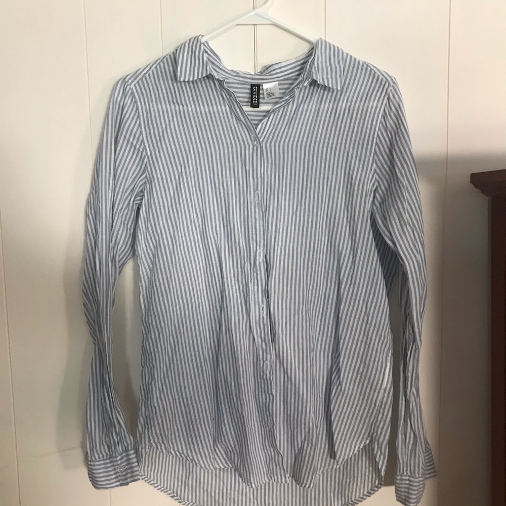 striped button down - Picture 3 of 4